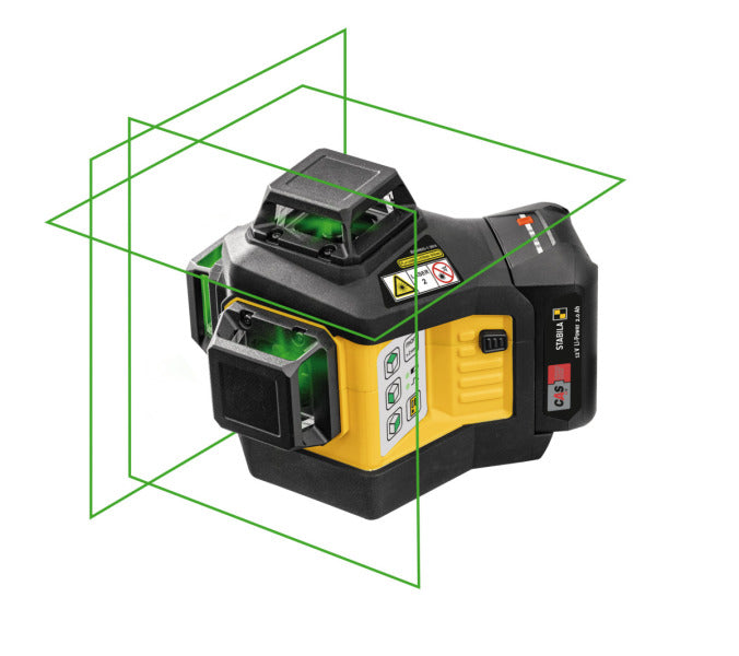 Multilinien-Laser LAX600G, 12-V-System, 7-teiliges Set, Akku u. Ladegerät (EU) – 19797
