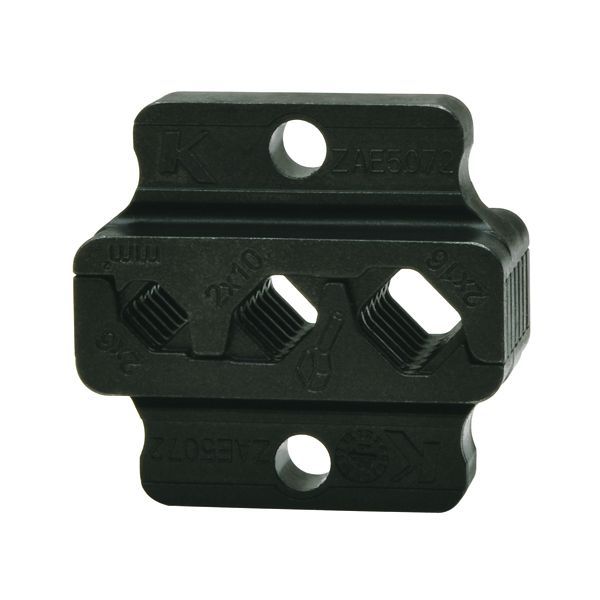 Presseinsatz für Zwillingsaderendhülsen, 2*6 - 2*16 mm², Serie 50 – ZAE5072