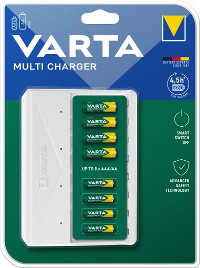 Ladegerät Multi Charger lädt 2/4/6/8 AA/AAA 4.5h-Ladez. – 57659101401