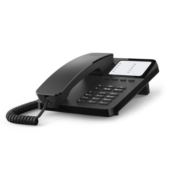 Tisch-/Wandtelefon schnurgeb. analog Hörgerätekomp. sw – S30054-H6538-C101