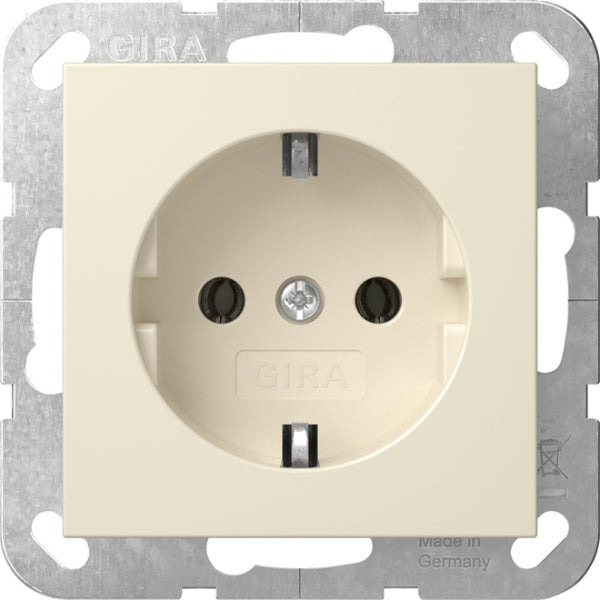 SCHUKO-Steckd. System 55 Cremeweiß – 418801