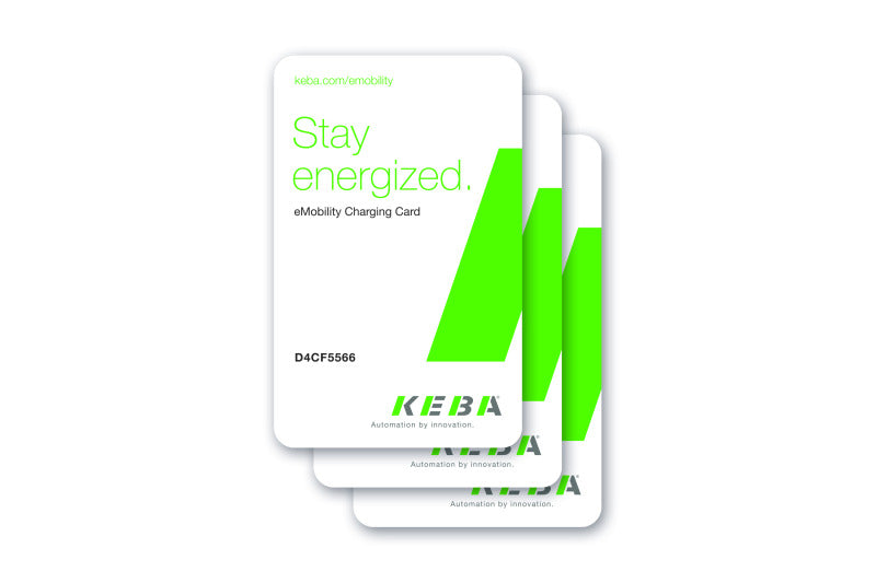 RFID cards - KEBA design inkl. UID - 10 pcs – 127.939