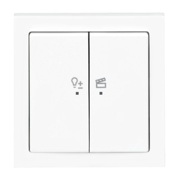 Komplettset WL LED-Dimmer-Einsatz flex 1-fach Funk studioweiß - future linear – 2CKA006200A0294