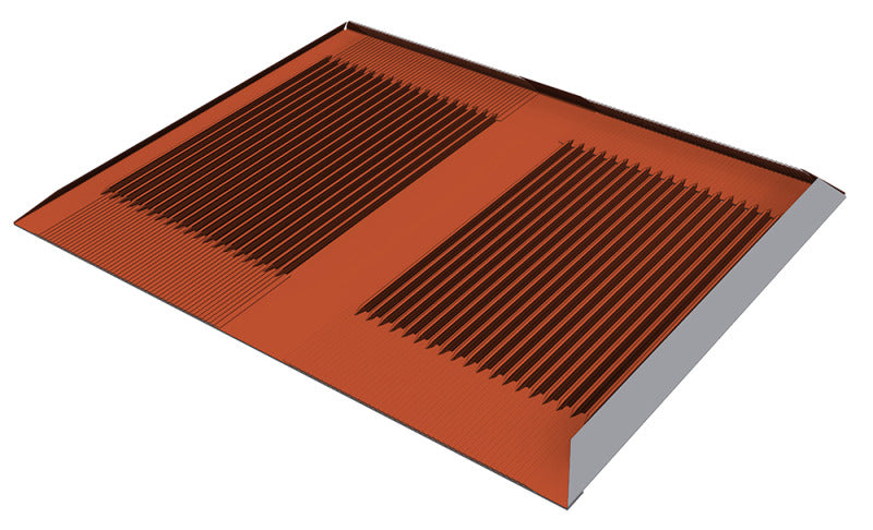 Flexibler Dachersatzziegel Beta-Platte, Ziegelrot RAL 8004 – 11522-00