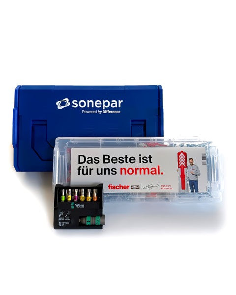 L-BOXX MINI AKTIONS-PACKAGE 172-teilig, DUO-POWER Dübel, Schrauben + WERA BIT-CHECK – SONEPAR L-BOXX MINI AKTIONS-PACKAGE