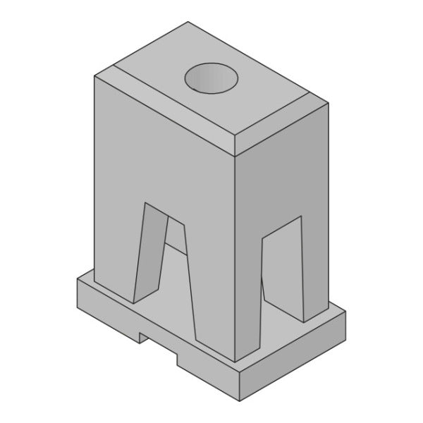 Betonfundament Ladesäule LS4 52x34x67cm – BELA4530