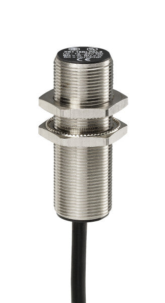 Näherungsschalter ind. M18, PNP, Sn:5mm, f.St.M12,lang.Geh – XS118BLPAM12