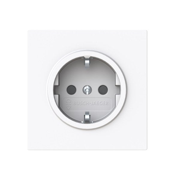 SCHUKO Steckdosen-Einsatz Safety+ studioweiß - art linear – 2CKA002013A5489