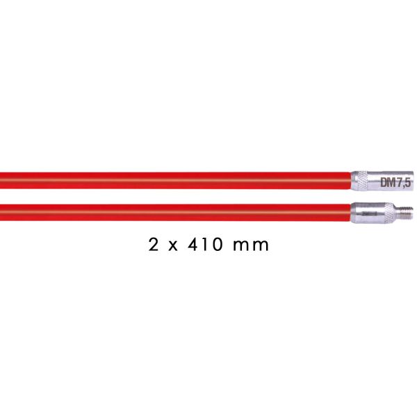 RUNPOSTICKS rot (hart) - 2 x 410mm optimal in Kombination mit X BOARD Serie – 20881