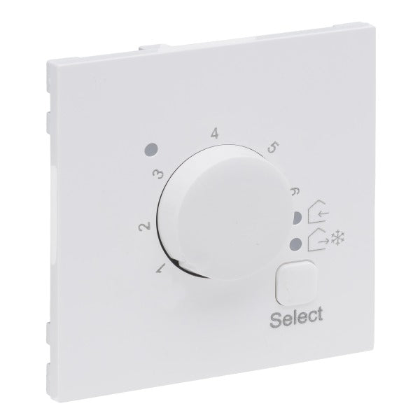LEGRAND SEANO Abdeckung für elektronisches Raumt hermostat, Farbe: Ultraweiss – 765151