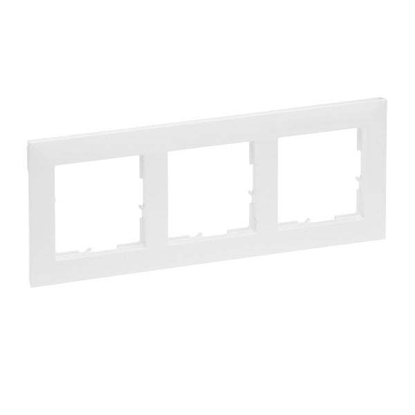 LEGRAND SEANO 3-fach Rahmen in der Farbausführun g Ultraweiss – 765173