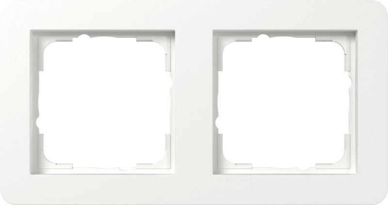 Abdeckrahmen 2f Gira E1 Reinweiß m – 0212151
