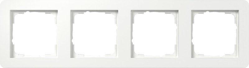 Abdeckrahmen 4f Gira E1 Reinweiß m – 0214151