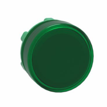 Leuchtmelder Frontelement XB5, Kunststoff, 22mm, grün, für LED, glatte Kalotte – ZB5AV033