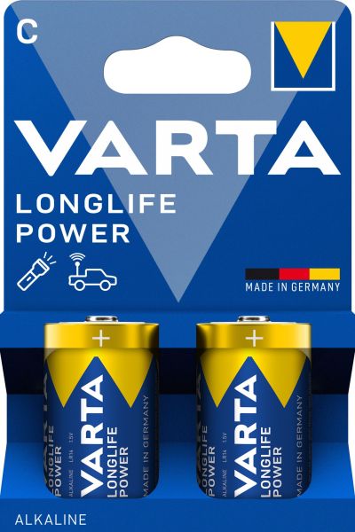Batterie Longlife Power Alkaline C Baby LR14 1.5V 1Bli=2Stk – 4914121422