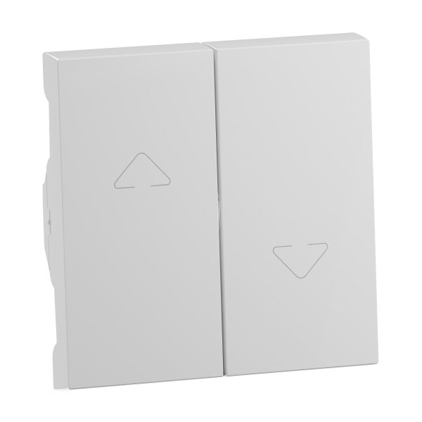 LEGRAND SEANO Wippe Jalousieschalter/-taster, 2- Tasten-System, Farbe: Ultraweiß – 765147