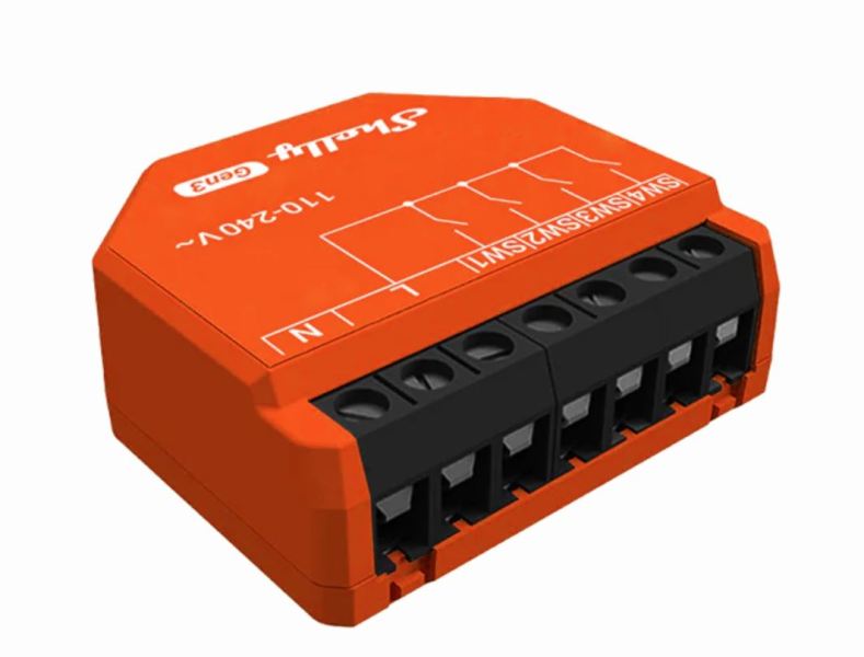 Shelly Unterputz ''i4 Gen3'' Szenenaktivierer WLAN BT