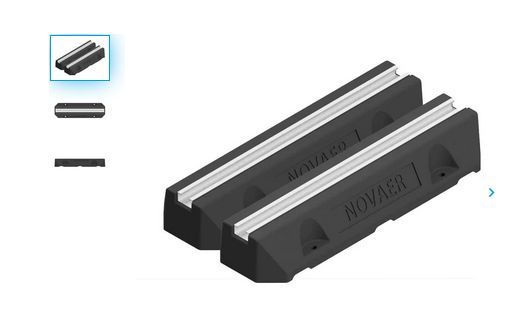 Dämpfungssockel Novaer Set kompl. LxBxH:400x180x95mm +Schraubensatz – 772.3714