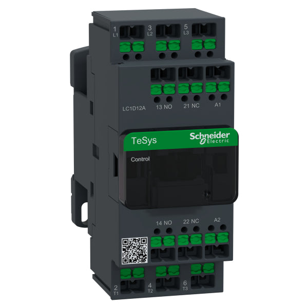 SCHÜTZ 3P 12A AC3 230V AC SNAPIN – LC1D12AP7