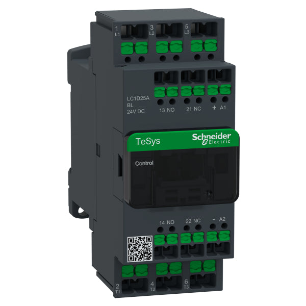 SCHÜTZ 3P 25A AC3 24V DC GL SNAPIN – LC1D25ABL