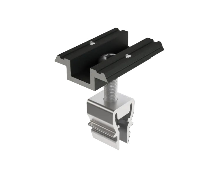PREVARIO Mitteklemme 37-47 mm, schwarz eloxiert – 55908003