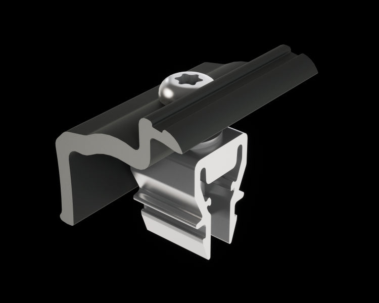 PREVARIO Endklemme 28-37 mm, schwarz eloxiert – 55918003