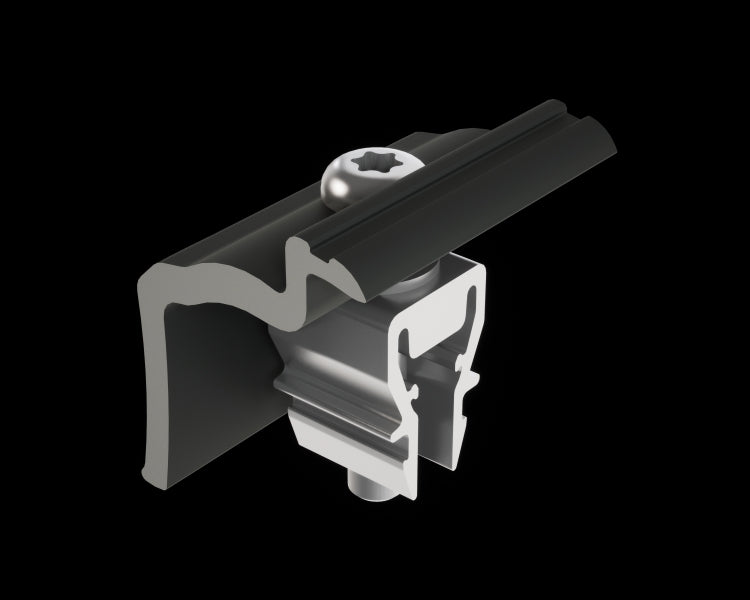 PREVARIO Endklemme 37-47 mm, schwarz eloxiert – 55928003