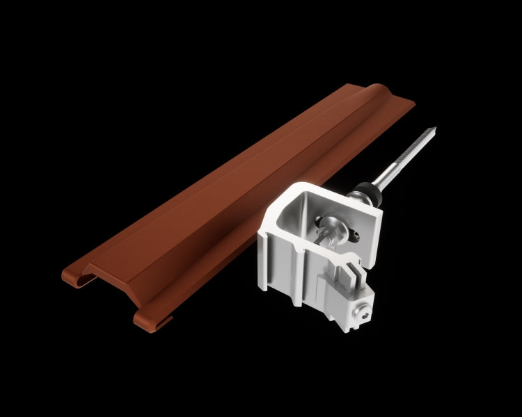 PREVARIO Solarhalter Sunny Spezial 12x350 mm,04 P.10 ziegelr – 56061004