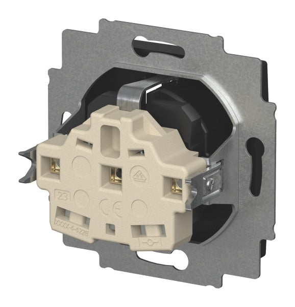 BUSCH-JAEGER SCHUKO® Steckdosen-Einsatz Safety+ mit S chraubanschluss Busch-balance® SI – 2CKA002013A5543