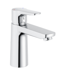 Alva Bela 1.0 Waschtischarmatur XL ohne Ablaufgarnitur, H”he 15,8 cm, Chrom - AQARBEWTXL1OA.1
