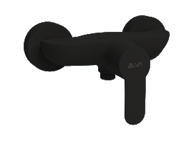 Alva Viva Brausearmatur Schwarz Matt - AQARVIBTS