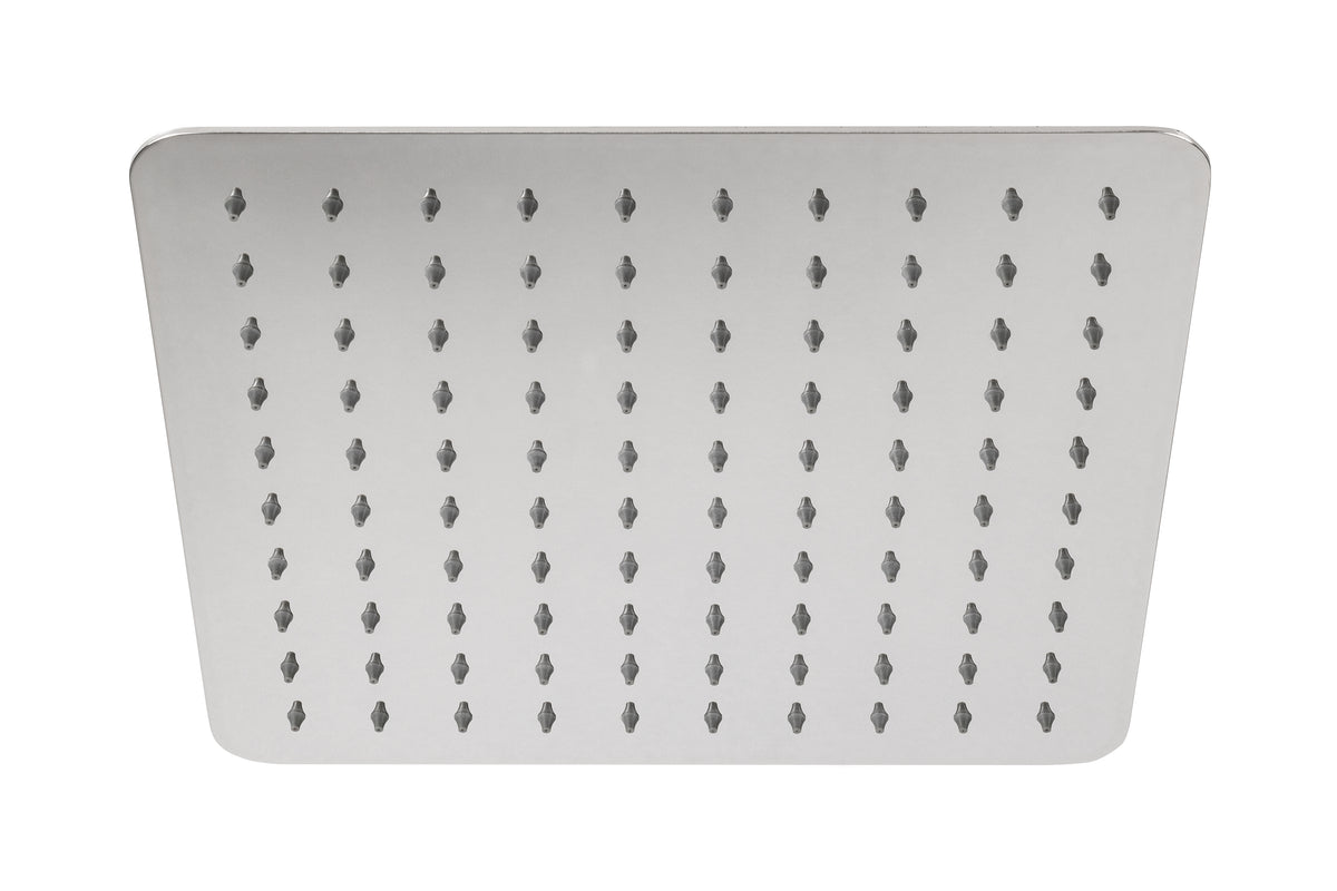Alva Varia Kopfbrause 31x31cm softedge mit Antikalk, Edelstahl poliert - AQARVAKB31S
