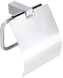 ALVA Dura Toilettenpapierhalter mit Bügel und Deckel, Chrom