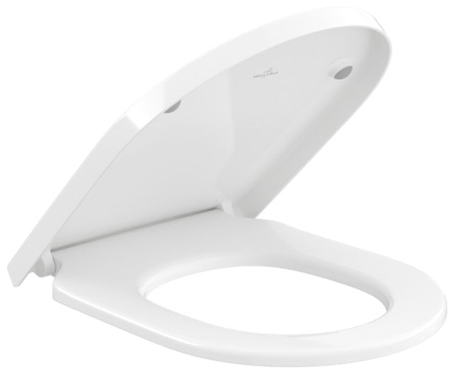VILLEROY&BOCH V&B WC-Sitz Subway 3.0 374x438x42mm Oval SoftClosing QuickRelease Weiß Alpin – 8M42S101