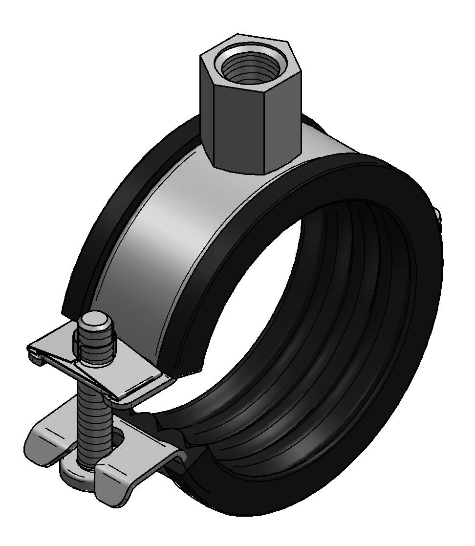 MEFA Rohrschelle VENGA 20 x 1,2, 60 - 65 mm M8/M10 – 14500018