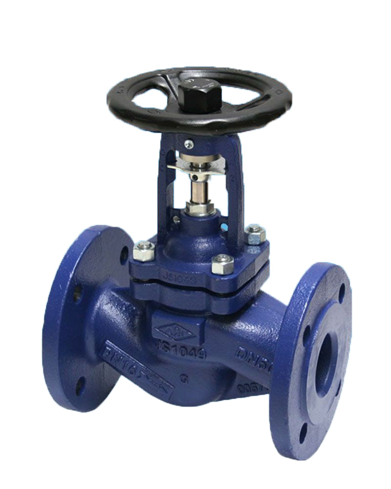 ARI Faltenbalg-Absperrventil PN40 DN 80 PN40 Geh.: 1.0619+N, max.450°C, mit HR – 350460080011