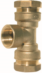 ALVA 3025 T-Verbindungsstück 1/2" für Rohr AD 20x1/2"IGx20 mm