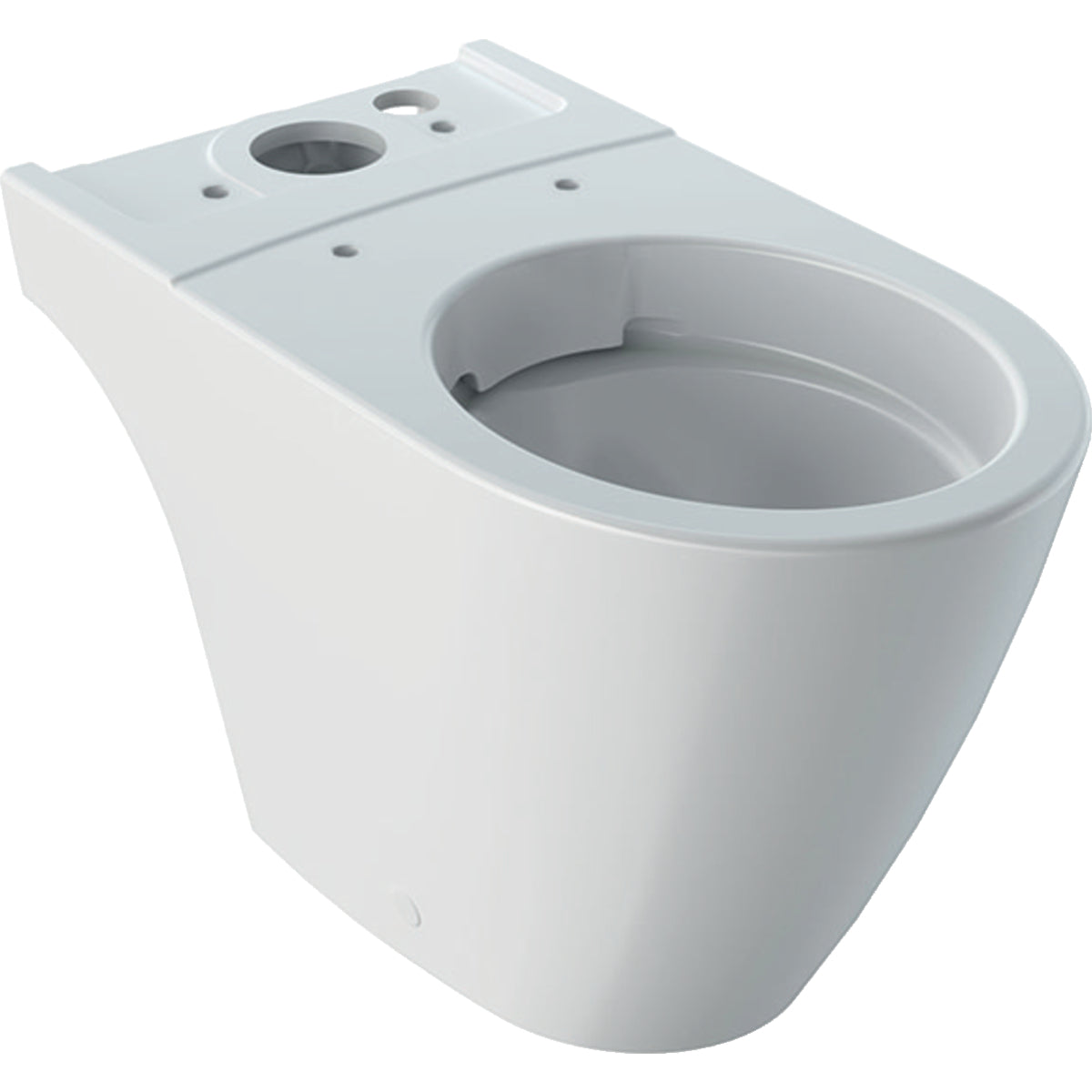 Alva Prima Kombi-Stand-WC Tiefsp. verd. Bef.,Abg. Multi,oh. SPK, spülrandl.,Weiß - AQKEPRWCTS1