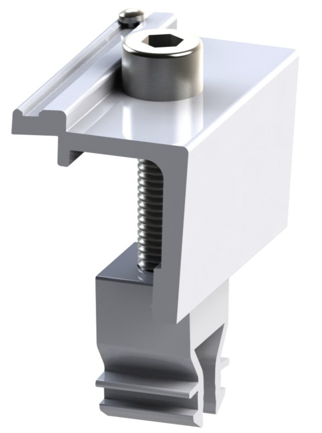 ALUMERO Alumero Abschlussklemme Click mit Pin höhenverstellbar 30-42 – 24688