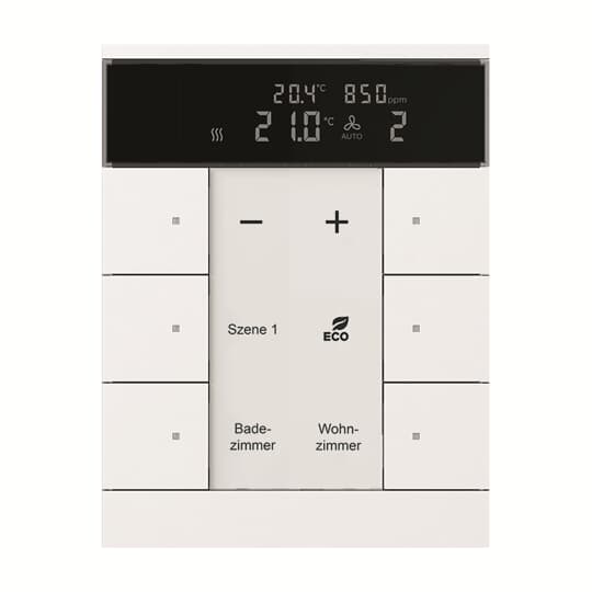 BUSCH-JAEGER HVAC/CO2-Gerät 6-fach BE SBC/U6.0.11-84 – 2CKA006330A0009