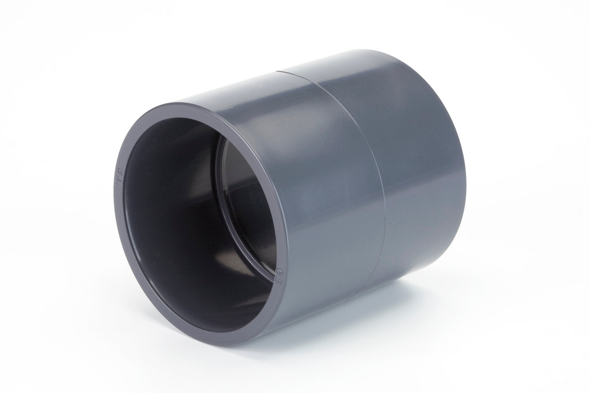 Alva PVC-U Muffe, d32 für Schwimmbadanwendung PN16, grau - ACSWM32