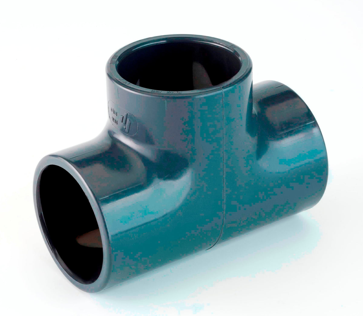Alva PVC-U T-Stück 90 egal, d32 für Schwimmbadanwendung PN16, grau - ACSWT3290