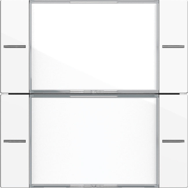 GIRA Wippenset 2f BSF Tastsens.4 System 55 Kl ar/Reinweiß – 577203