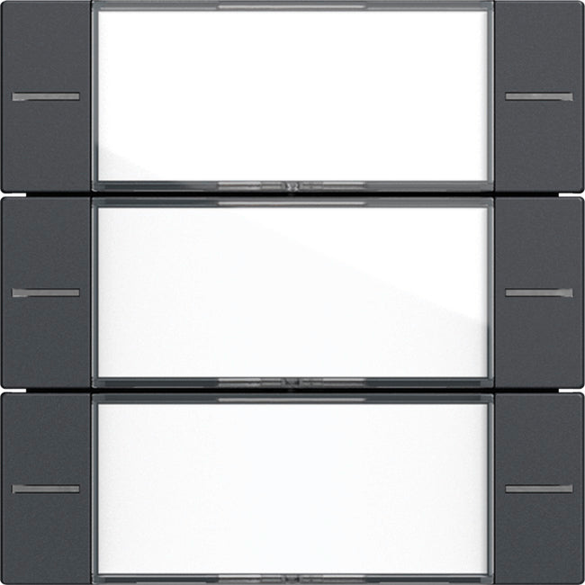 GIRA Wippenset 3f BSF Tastsens.4 System 55 Kl ar/Anthrazit – 577328