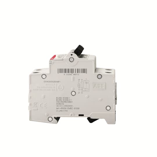 ABB FI/LS-Schalter Typ A / G B 16A/1pol+N/30mA 2TE – 2CSR255482R1165