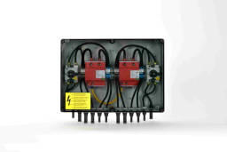 Alva PV-Anschluábox 2 MPPT, 2IN/1OUT pro MPPT, šSS Typ I/II, Trennschalter, MC4 - GAK-2MP-2I1O-T12-TS-MC4