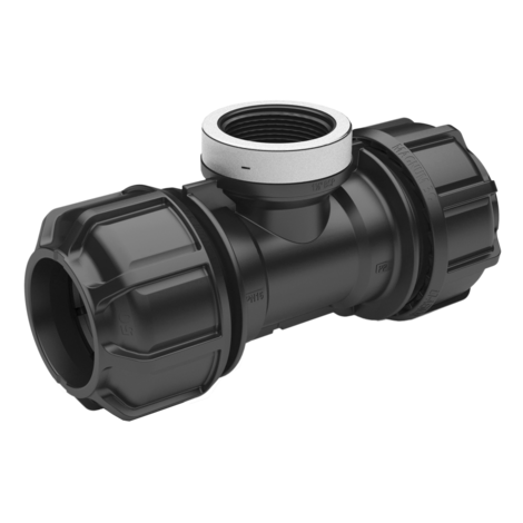 Alva MAGNUM 3G T-Stück IG PTFP NW32 (AD.40mm) x 5/4' - ATMAGT32IG32