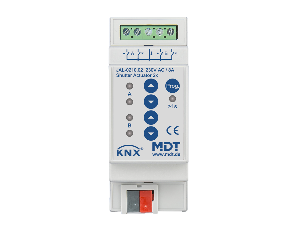 MDT KNX Jalousieaktor 2fach REG – JAL-0210.02
