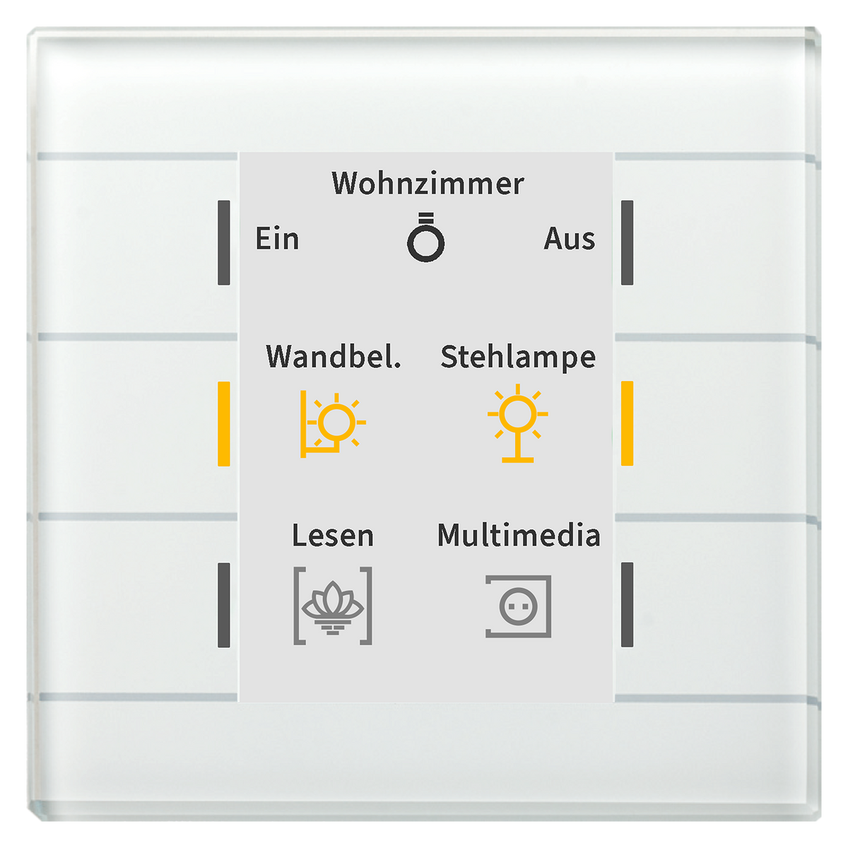 MDT Glastaster II Smart mit Farbdisplay weiß – BE-GT20W.02