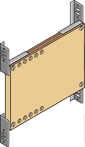 GEBERIT GE Huter Befestigungsplatte fuer mittelschwere Lasten 40 x 44cm – HU-BP9004-M